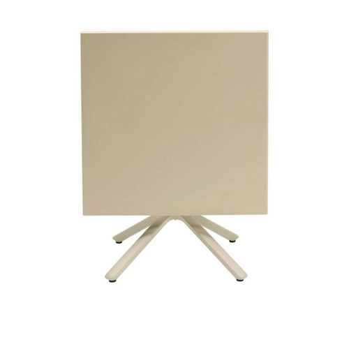 Stół składany Eco beżowy 80x80 cm nowoczesny do kuchni i jadalni na taras SCAB Design