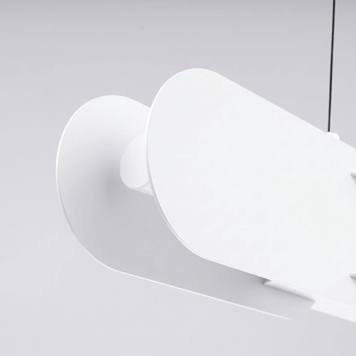 Lampa wisząca CHAIN 91 biała LED nowoczesna nad wyspę
