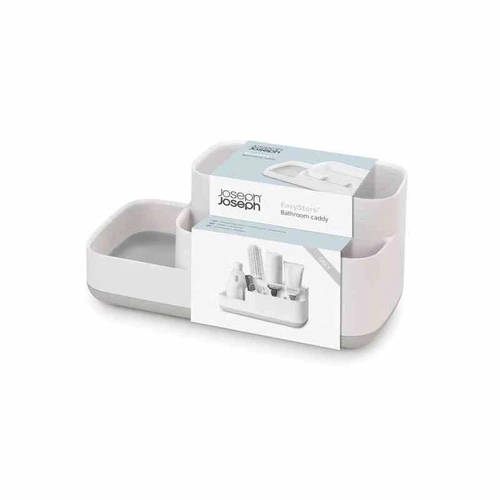 Kubek na szczoteczki do zębów Joseph Joseph JJ biały plastikowy do łazienki