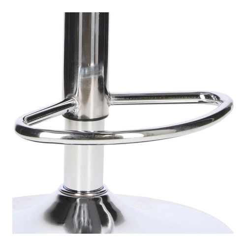 Stołek barowy Inge szary/ chrom OUTLET