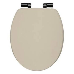 Onyx beżowa deska sedesowa wolnoopadająca z duroplastu do łazienki