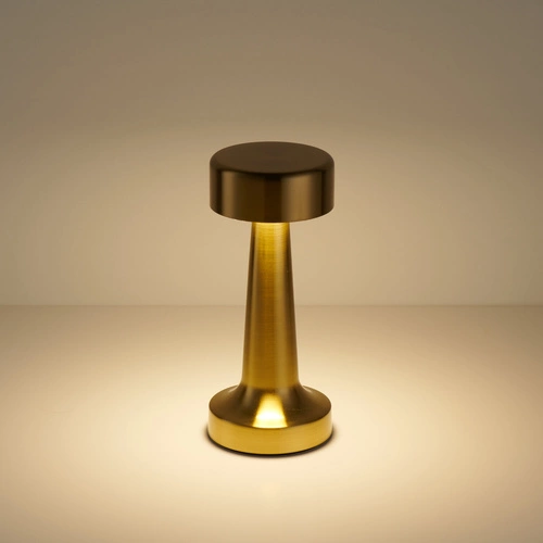 Lampka nocna LED dotykowa TAVOLO A Step into Design złota nowoczesna do sypialni 21 cm