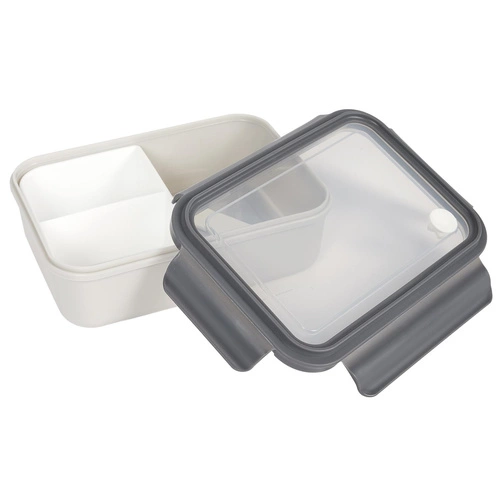 Lunchbox Clip Intesi szary nowoczesny pojemnik na lunch do pracy i szkoły 1,26 l z polipropylenu