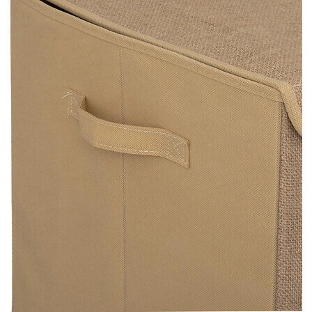 Atmosphera pudełko ozdobne z juty z pomponami 57 cm boho do pokoju dziecięcego