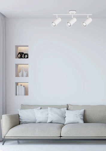 Lampa sufitowa Colly biały 3x15W GU10  klosz biały