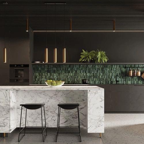 Nowoczesna lampa wisząca Lagos 3 złoty połysk regulowana do salonu i jadalni