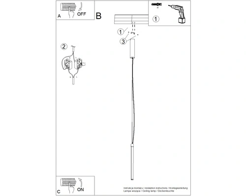 Lampa wisząca TRANG szałwiowa LED regulowana nad wyspę 4000K