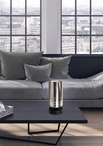 Lampa stołowa Cox 1x60W E27 chrom