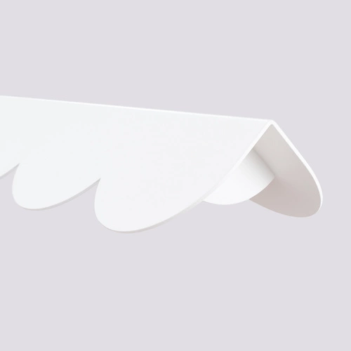 Nowoczesna lampa wisząca LED BISCUIT biała z regulacją wysokości do salonu lub nad stół