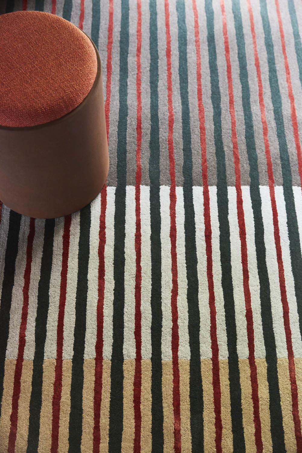 Dywan wełniany Decor Proof 140x200 beżowy nowoczesny do salonu ręcznie tkany łatwoczyszczący