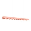 Lampa wisząca LED BISCUIT brzoskwiniowa nad stół do salonu 131 cm