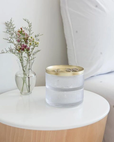 Szkatułka/pojemnik Tesora Glass złoty