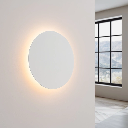 Kinkiet ścienny BORGEN biały nowoczesny LED 3000K do salonu i sypialni Thoro 30 cm