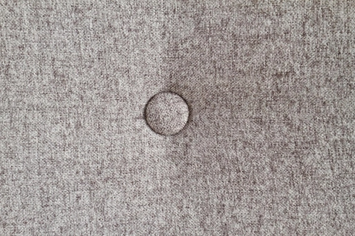 Łóżko tapicerowane Dori 160x200 szare do sypialni nowoczesne z oparciem Intesi