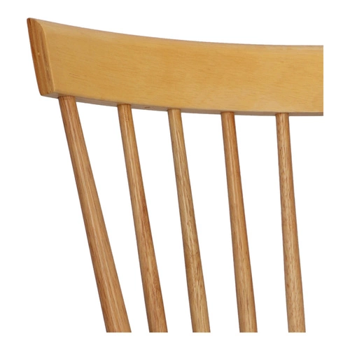 Krzesło drewniane Tulno Intesi do jadalni i kuchni, styl vintage, naturalny kolor, wygodne oparcie