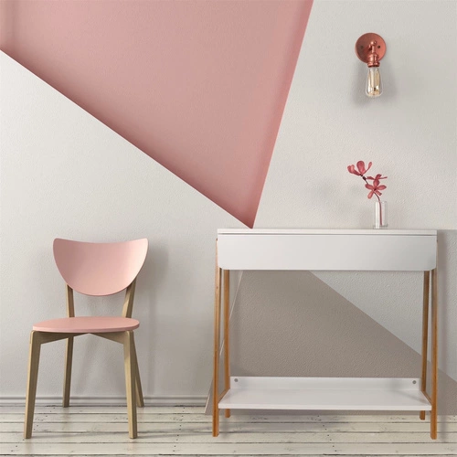 Konsola Rosemary biała skandynawska z szufladą do przedpokoju lub sypialni Intesi 84 cm