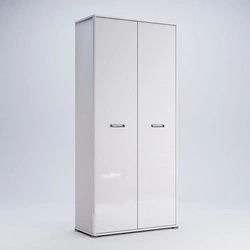 Szafa 2 drzwiowa Bella biała połysk