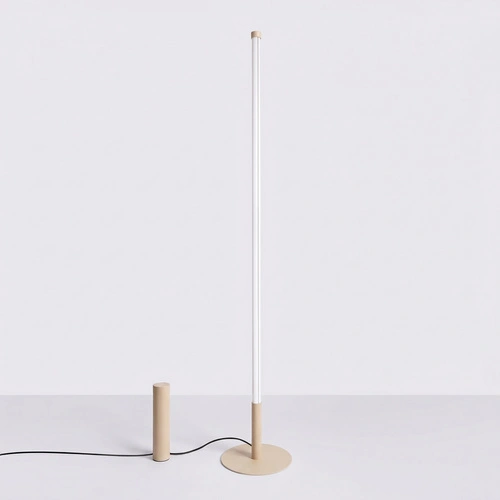 TRANG lampa stojąca do salonu beżowa nowoczesna LED 4000K