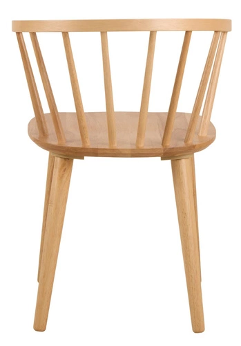 Krzesło drewniane Ida Actona do jadalni i kuchni skandynawskie z podłokietnikami naturalne