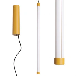 Lampa wisząca TRANG 75 LED żółta nowoczesna nad wyspę regulowana