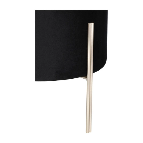 Pufa Living Velvet czarna Outlet