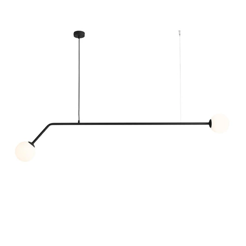 Lampa wisząca 2-pł. PURE czarna OUTLET