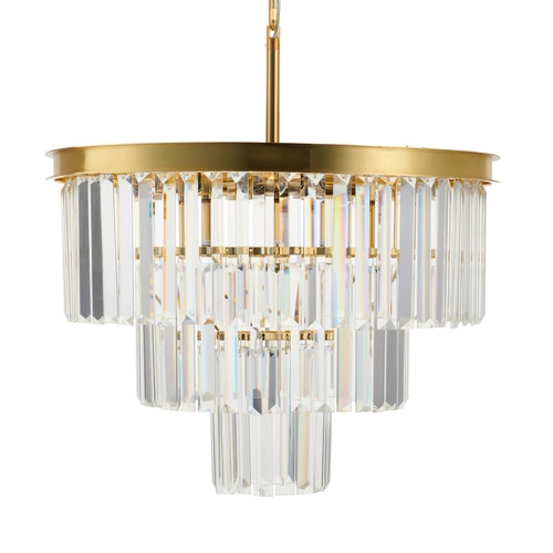 Lampa sufitowa SPLENDORE złota 50 cm glamour do salonu i jadalni Step into Design