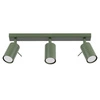 Plafon RING 3L zielony oliwkowy