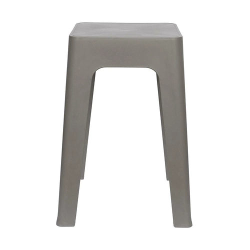 Stołek kuchenny Spectra szary nowoczesny z tworzywa do kuchni i łazienki Intesi 47 cm