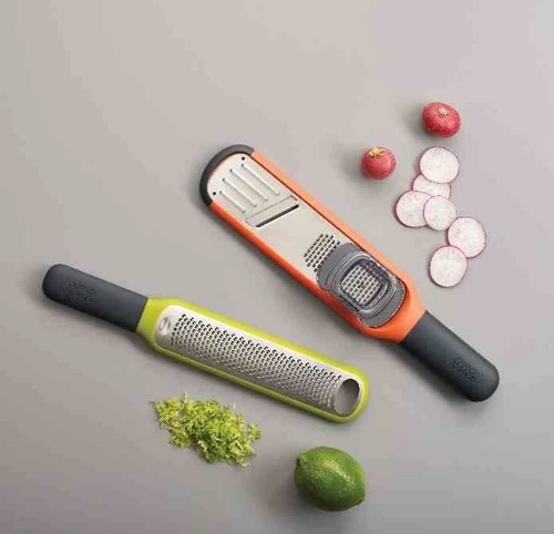 JJ - Tarka z plastrownikiem Handi-grate pomarańczowy/grafitowy