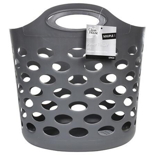 Kosz na pranie 28 l szary