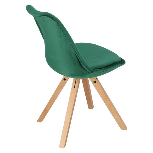 Krzesło Norden Star Square Velvet zielony