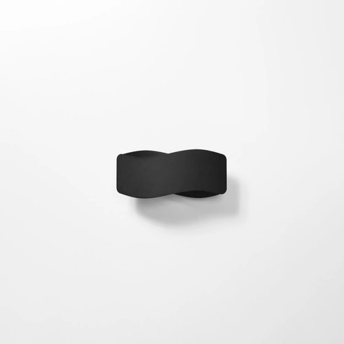 Kinkiet ścienny Tila 30 czarny nowoczesny metalowy do salonu i sypialni Sollux Lighting