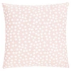 Poduszka dekoracyjna do salonu Allover Dots 45x45 bawełniana różowa Intesi