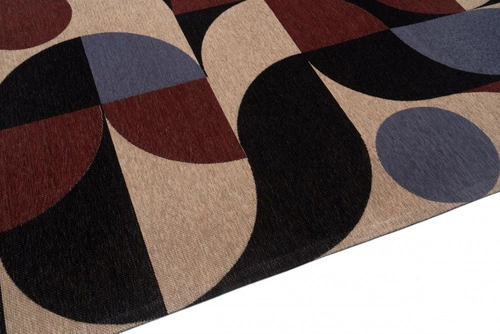 Dywan do salonu nowoczesny Deco Blue Copper 200x300 glamour łatwoczyszczący antypoślizgowy