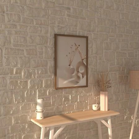 Ramka na zdjęcia Mae 50x70 brązowa na ścianę minimalistyczna