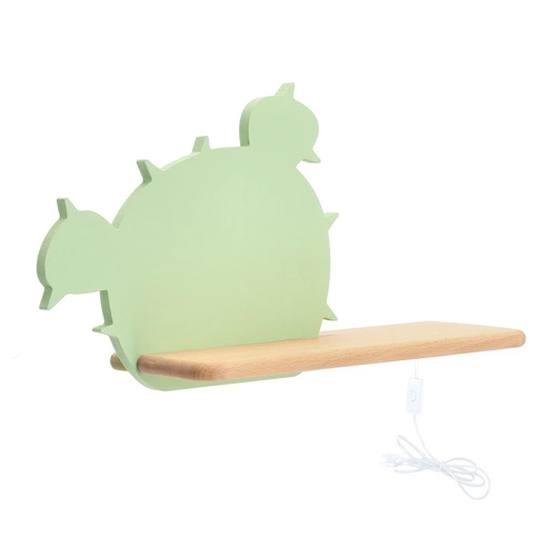 Kinkiet Cactus 3 lampa 4 LED 4000K iq kids z przew zielony