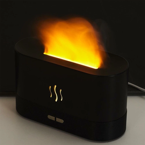 Elektryczny dyfuzor zapachowy LED Intesi czarny do domu energooszczędny