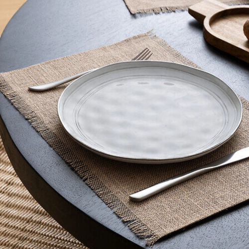 Boho podkładka pod talerz z juty z frędzlami 45x30 cm naturalna do stołu 5five