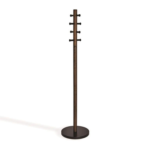 Wieszak Pillar czarny/orzech