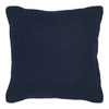 Poduszka dekoracyjna Santos 45x45 granatowa bawełniana do salonu