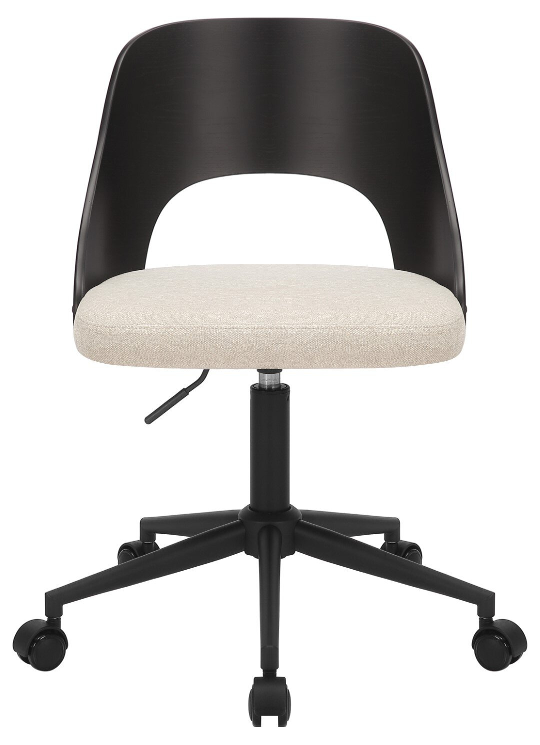 Fotel biurowy Lucy czarny/ beżowy Apia 453