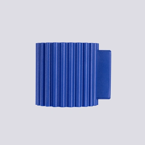 Kinkiet ścienny nowoczesny AURA ultramaryna aluminiowy do salonu i sypialni 12 cm