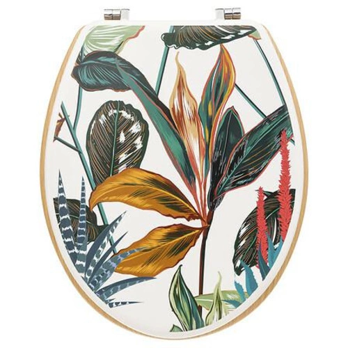 Deska sedesowa Palawan czarna wolnoopadająca z duroplastu do łazienki nowoczesna