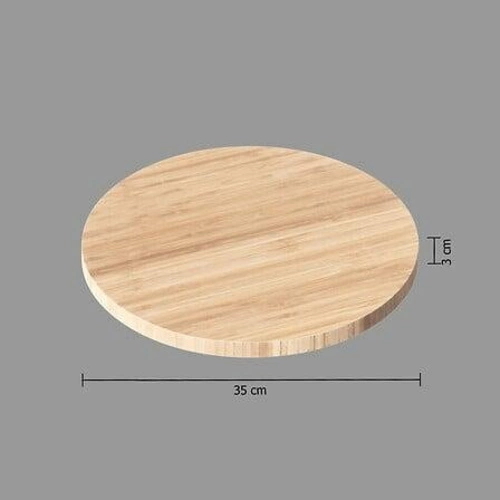 Talerz obrotowy bambusowy 35 cm do serwowania, okrągły, kuchnia i jadalnia 5five