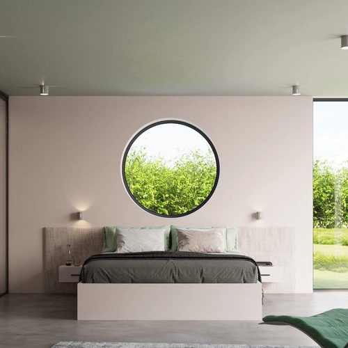 Nowoczesny kinkiet ścienny INEZ szary metalowy do salonu i sypialni Sollux Lighting