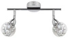 Lampa sufitowa Bolo listwa 2x6W LED smd  główka okrągła 1e z przegubem klosz wymienny kd system