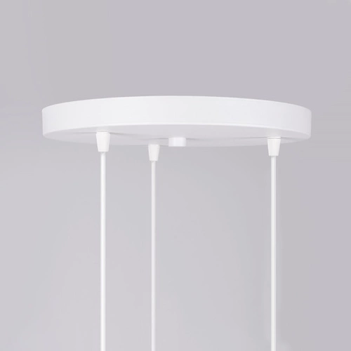 Lampa wisząca kula HYPERION 3P biała nowoczesna regulowana do salonu i jadalni