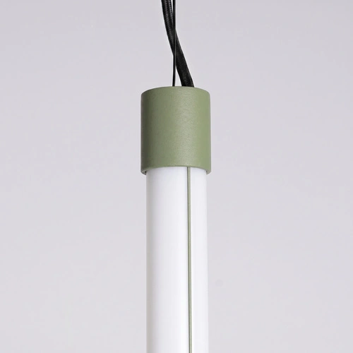 Lampa wisząca TRANG szałwiowa LED regulowana nad wyspę 3000K