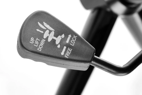 Fotel biurowy ergonomiczny obrotowy Halid czarny orzech z zagłówkiem do biura Intesi